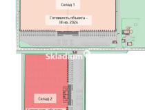 Вид территории. Сухой склад (+18) Склад Красноярский край, Емельяновский район, д Старцево , 29 628 м2 фото 2